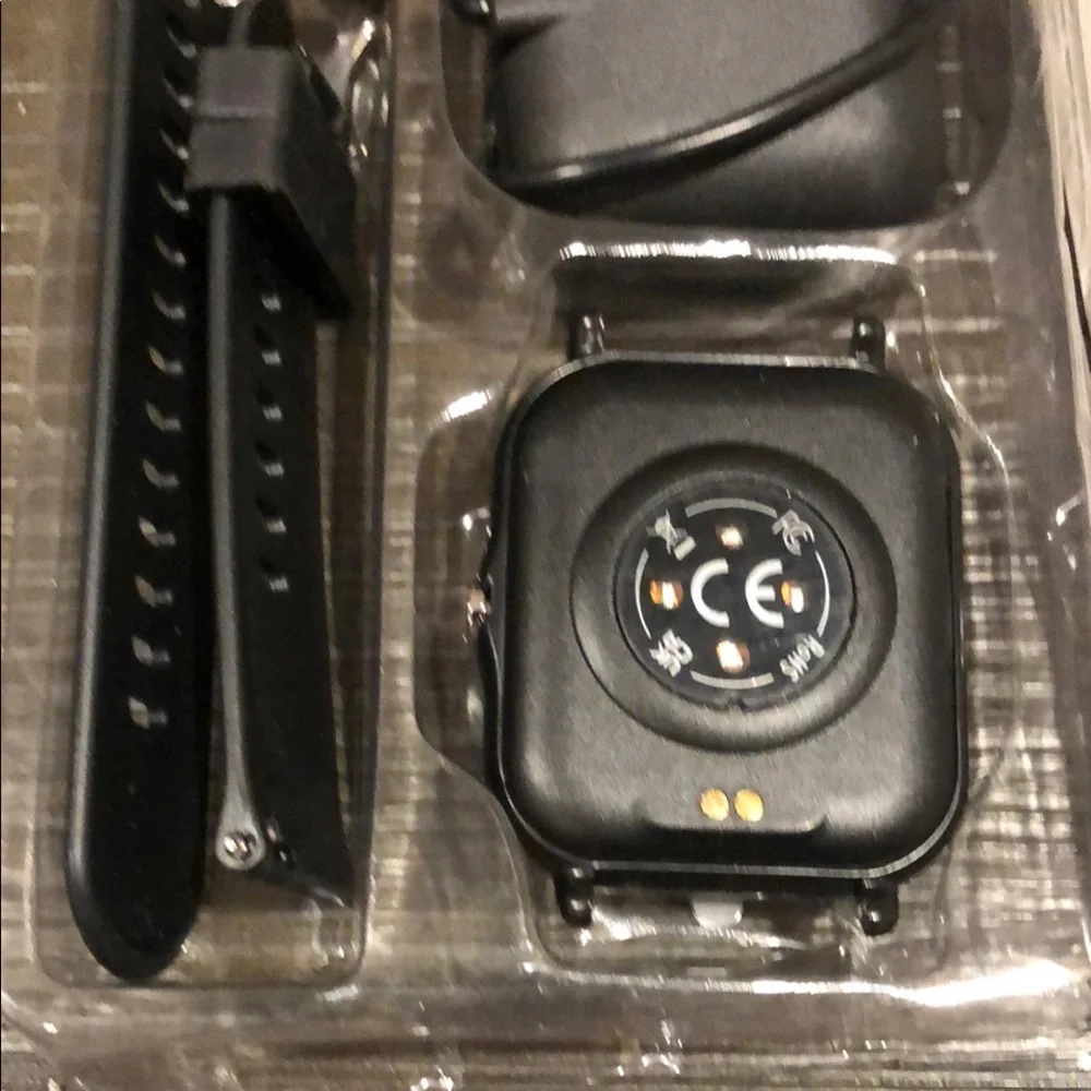 Smart Watch with Black Strap